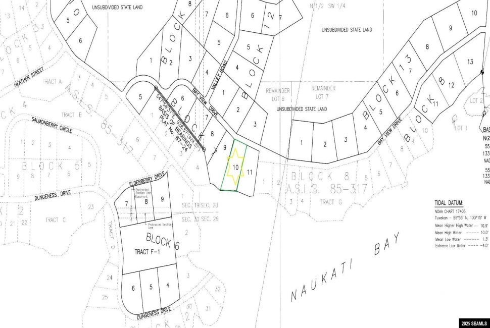 Lot 10 Blk 7 Bayview Drive, Naukati Bay, Alaska 99950, ,Single Family/duplex,Land,Bayview Drive,25368