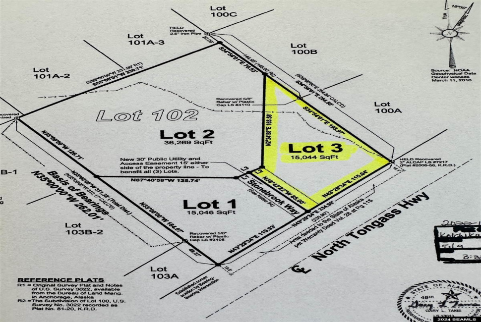 000 Stonebrook Way, Ketchikan, Alaska 99901, 0 , 0 ,0,Single Family/duplex,Land,Stonebrook Way,0,24097
